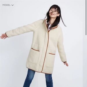 Madewell Sherpa estate coat women’s large